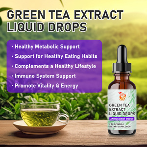 Extrait de thé vert en gouttes liquides, complément alimentaire, soutien pour des habitudes alimentaires saines, disponible en OEM/ODM - Product Image 6