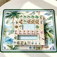 Ubin Mahjong Marmer Motif Mutiara Charleston Lowcountry Selatan, Bangunan Bersejarah, Estetika Bunga Tepi Pantai, Permainan Santai