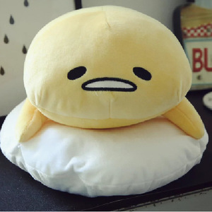 Japonés 7 pulgadas Gudetama dibujos animados Anime yema de huevo peluche bolas perezosas Super suave almohada de felpa para niños - Product Image 5
