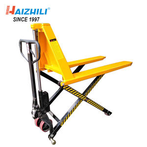Haizhili gunting truk palet angkat tinggi truk palet hidrolik 1000kg 1500kg truk Forklift tangan Jack palet - Product Image 5