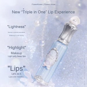 Flower Knows Shell's Jewel Lip Essence, Lápiz Labial Líquido con Perla de Concha de Color, Transparente, <span class=keywords><strong>para</strong></span> el Cuidado de los Labios, Maquillaje con Espejo - Product Image 4