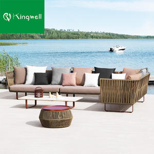 Usine directe <span class=keywords><strong>de</strong></span> meubles <span class=keywords><strong>de</strong></span> patio extérieur <span class=keywords><strong>de</strong></span> haute qualité en <span class=keywords><strong>aluminium</strong></span> corde armure 5 <span class=keywords><strong>places</strong></span> <span class=keywords><strong>jardin</strong></span> canapé ensemble <span class=keywords><strong>salon</strong></span> - Product Image 6