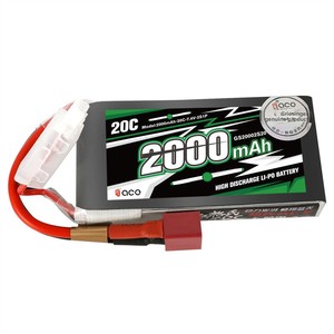 Batteria LiPo ACE 2S 7.4V 20C-45C 1800-4000mAh ad alta scarica per Droni FPV, Aerei RC, Auto, Barche e Modelli RC - Product Image 2