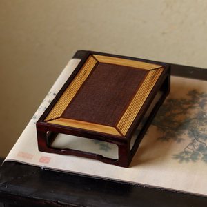 Bamboo Tea <b>Table</b> Chinese Retro Style <b>Small</b> <b>Table</b> For Tea Ceremony Accessories Phoenix Eye Bamboo Slices - Product Image 3