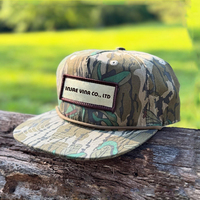 Nuevos modelos 256 forma pato Camo Bottomland Camo sombrero cinco paneles caza sombrero camionero gorra 5 paneles camuflaje Snapback sombrero