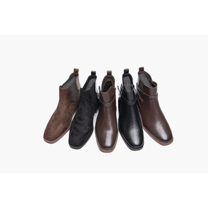 Autunno e inverno nuova cintura con <span class=keywords><strong>tacco</strong></span> <span class=keywords><strong>basso</strong></span> alla caviglia <span class=keywords><strong>stivali</strong></span> da <span class=keywords><strong>donna</strong></span> in pelle di grandi dimensioni all'ingrosso stivaletti con <span class=keywords><strong>tacco</strong></span> <span class=keywords><strong>basso</strong></span> - Product Image 5