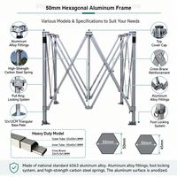 Tente pliante extensible spacieuse pour événements, vente directe usine, idéale pour expositions promotionnelles et salons professionnels