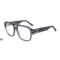 Lunettes de vue rétro à double pont pour femme et homme, monture optique en acétate, verres bloquant la lumière bleue, design vintage