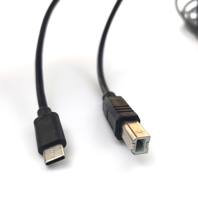 1m 2m 3m Factory USB C to USB B Printer Cable for Brother, HP Device USB C Printer Cord