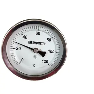 Fabrika doğrudan sıcak satış ayarlanabilir açı Bimetal termometre endüstriyel termometre