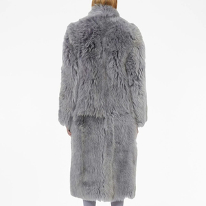 2025 High Quality Genuine Luxury Winter Extra Long <strong>Floor</strong> <strong>Length</strong> Sheep <strong>Coats</strong> Women Real Mongolian Lamb Fur <strong>Coat</strong> - Product Image 4