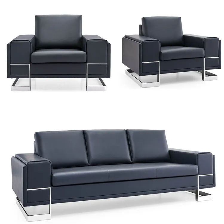 Cuir PU meubles de bureau canapé SF176 exécutif bureau canapé ensemble pour bureau design d'intérieur