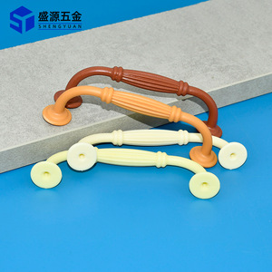 Shengyuan Plastic Cabinet <b>Handles</b> 96mm Hole Spacing Bar Shape Traditional Design For Drawer <b>Door</b> - Product Image 1