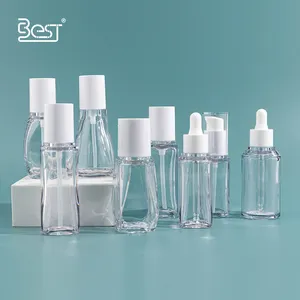 Soins de la peau PEHD recyclé vert avec personnalisé 200ml 260ml 300ml 400ml 500ml pulvérisateur gel savon liquide en plastique pompe bouteille emballage