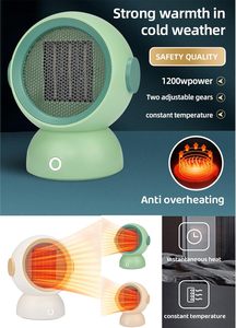 500 watt <span class=keywords><strong>Micro</strong></span> điện xách tay mini 12 Volt nhỏ ấm hơn quạt điện nóng - Product Image 2