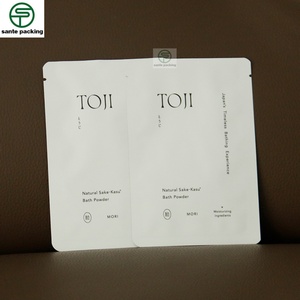 ถุงซีลสูญญากาศแบบปากแบนสำหรับใส่ผลิตภัณฑ์ดูแลผิวสไตล์ Ins แบบเรียบง่าย ถุงพลาสติกปิดผนึกสามด้าน ป้องกันแสง ทำจากอะลูมิเนียมบริสุทธิ์ - Product Image 4