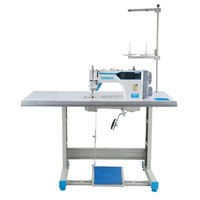 Máquina de Coser Industrial Silenciosa Totalmente Automática, Computarizada, de Cama Plana, para Uso Doméstico, con Puntada de Cadena