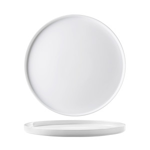 Assiette à dîner Bormioli Rocco Grangusto High Cucina en verre blanc 27 x 1,8 h cm, fournitures hôtelières, vaisselle en gros - Product Image 1