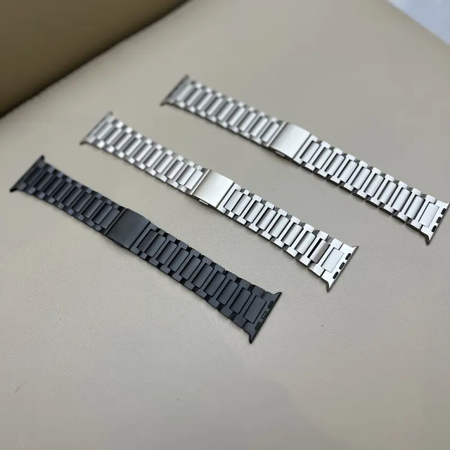 Durable Sport Smart Watch Bands Charms&accessories for apple Watch ultra 2 Band New Acero Inoxidable 49mm Black Titanium Band