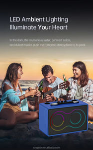 ลำโพงคาราโอเกะพกพาขนาดเล็ก M4411 จัดส่งรวดเร็ว พร้อมไมโครโฟนในตัว ลำโพงไร้สายสำหรับคาราโอเกะที่บ้าน - Product Image 4