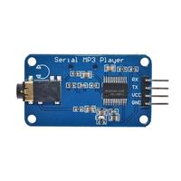 Module de lecteur de musique MP3 à commande série UART TTL YX5300, prend en charge les cartes MP3/WAV SD/SDHC pour/AVR/ARM/PIC 3.2-5.2V DC