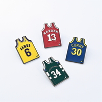 Broche personnalisée pour maillot de basketball, badge métallique, accessoires, pendentif étoile créatif, cadeau pour étudiant et couple, épingle de revers personnalisée pour cadeau