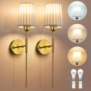 Tsinye Battery Operated <strong>Wall</strong> Sconce <strong>Dimmable</strong> <strong>Wall</strong> <strong>Light</strong> with Remote Control Modern Wireless <strong>Wall</strong> <strong>Light</strong> for Bedroom Living Room - Product Image 3