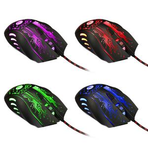 New E-sports Mouse Game Wired Crack Glowing Chicken Eating <strong>LOL</strong> Computer <strong>Accessories</strong> Hot Selling List Office Mouse - Product Image 6