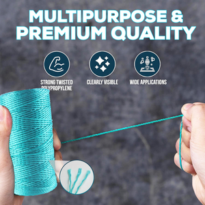 Cordel de Colores de 100 m, Fácil de Usar, para Atar y Cortar, para Reparaciones del Hogar, Trabajos Agrícolas, Atar Plantas Pesadas y Proyectos Creativos - Product Image 3