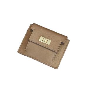 2023 एच नए हाथ का पैटर्न काउच वॉलेट लेदर शून्य वॉलेट कार्ड बैग कॉम्पैक्ट वॉलेट - Product Image 6