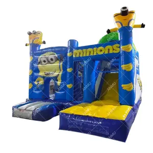 Populer Moonwalk Playground Bouncy Castle Fun Bouncy Jumping Castle PVC Inflatable Dry Slide Bouncer House