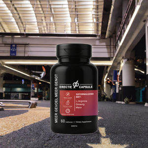 كبسولات مكملات عشبية من الأرجينين والجينسنغ والماكا لتعزيز الطاقة ونمو الشعر للرجال، 60 كبسولة، مكمل غذائي صحي - Product Image 3