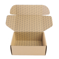 Boîte d'expédition en carton ondulé brun kraft naturel, personnalisable, petite et grande, emballage réutilisable pour l'emballage
