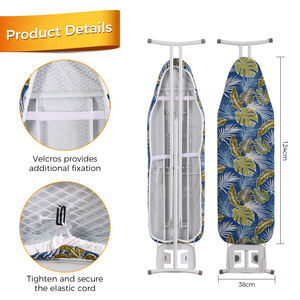 Couverture de planche <span class=keywords><strong>à</strong></span> <span class=keywords><strong>repasser</strong></span> 100% coton <span class=keywords><strong>à</strong></span> bas prix directe d'usine feutre épais résistant <span class=keywords><strong>à</strong></span> la chaleur taille réglable 124 X couverture de planche <span class=keywords><strong>à</strong></span> <span class=keywords><strong>repasser</strong></span> - Product Image 4