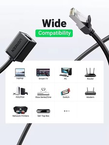 <span class=keywords><strong>สาย</strong></span>ต่อ NW112อีเธอร์เน็ต ugrean <span class=keywords><strong>สาย</strong></span>ต่อสาย Cat6 Lan <span class=keywords><strong>สาย</strong></span>ต่อเครือข่าย Cat 6 RJ45ตัวเชื่อมต่อ<span class=keywords><strong>สาย</strong></span>เคเบิลตัวผู้กับตัวเมีย - Product Image 2