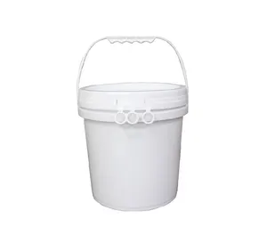 Food Grade 20L Transparent Plastic Bucket with Tearing Lid - China Round Plastic  Bucket, Round Plastic Pail