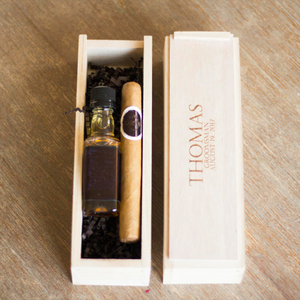 Hộp Quà Tặng Chú Rể Khuyến Mãi Đám Cưới Hộp Nhỏ Đựng Whisky Paulownia Gỗ Nắp Trượt Hộp Xì Gà Bằng Gỗ - Product Image 2