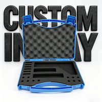 U-S001 Estuche Protector de Plástico Moldeado por Inyección de PP de 9 Pulgadas, Buen Precio de Fábrica, para Herramientas y Equipos, con Espuma Personalizada, Soporte OEM