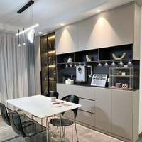 Porte-verres à vin convertible en panneau de bois écologique, solutions de mobilier personnalisées pour la maison, design moderne, hôtels, villas, casier à vin en acier