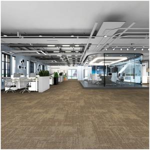 Azulejos de alfombra comercial Alfombra de tamaño personalizado para oficina 500*500 Azulejos de alfombra de nailon - Product Image 4