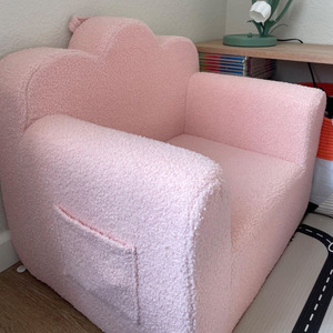 Divano per Bambini Rosa Arcobaleno con Maniglia per il Trasporto, <span class=keywords><strong>Sedia</strong></span> Leggera Portatile per Bambini, Divano in Schiuma per Bambini - Product Image 5