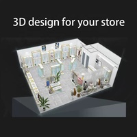 Portant à vêtements moderne en acier inoxydable doré, grande capacité, pour boutique, présentoir modulaire haut de gamme pour le commerce de détail