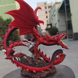 Estatuilla de dragón Slifer the Sky Yu-Gi-Oh modelo coleccionable ornamento Duelista ciudad diez generaciones tres dioses estatua regalo - Product Image 2