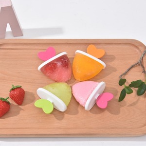 Moldes para helados en forma de corazón, verde, naranja, rosa, bandeja para hacer helados caseros - Product Image 4