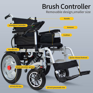 Fauteuil roulant électrique HEABENS à cadre en fer - Batterie au plomb-acide 12V pour personnes âgées, mobilité à domicile et en extérieur - Product Image 3