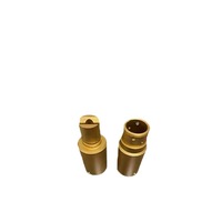 Brass CNC Lathe Parts Precision Turning Machining of Small Components Inspection Instruments High-Precision Manufacturing China