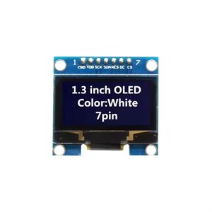 BSSY) Modulo display OLED da 1,<span class=keywords><strong>3</strong></span> pollici, colore bianco e blu, con chip di azionamento SH1106, risoluzione 128x64 - Product Image 1