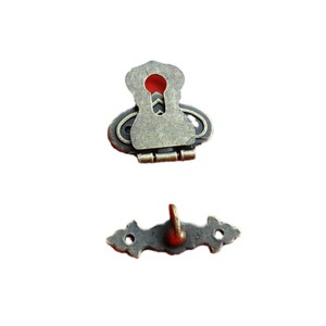 Bisagra de aleación de zinc estilo antiguo de 6.3cm x 4.8cm, diseño tradicional para cajas de madera y muebles - Product Image 3