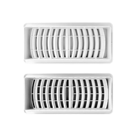Lakeso Chine Vente en gros Ventilation Persienne ABS Air Vent Ceiling Wall Air Vent Outlet pour système HVAC