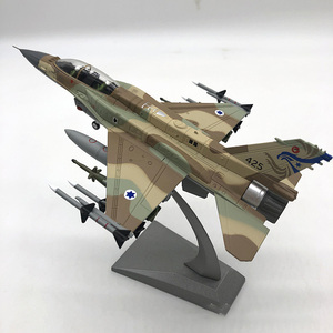 Modelo de Avión <span class=keywords><strong>F</strong></span>-16I a Escala 1/72 de Metal Fundido a Presión, Juguete de Aviación Militar, Modelo de Exhibición, Juguete de Colección para Niños - Product Image 1